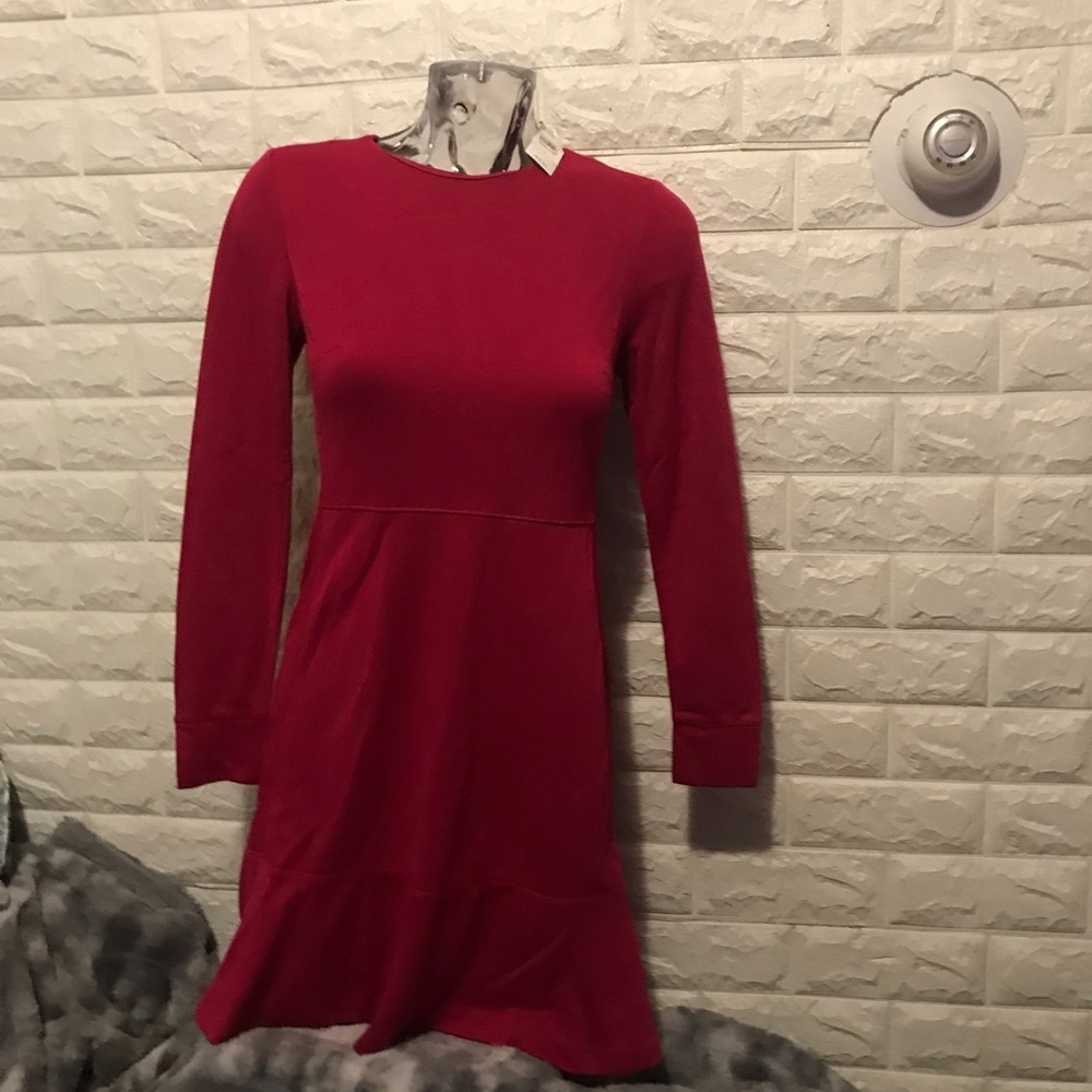Loft  Long-Sleeve Shirtdress Sz 2